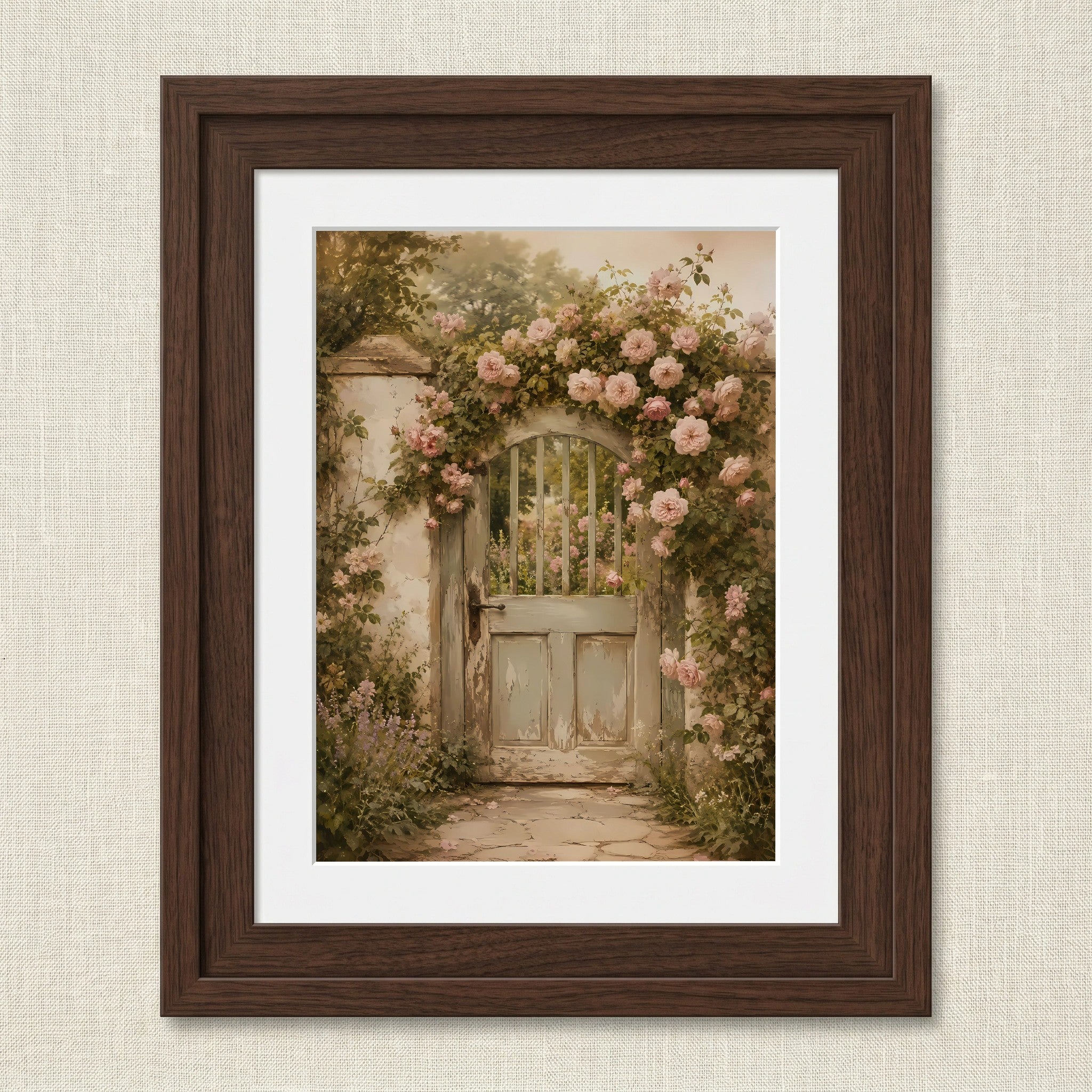 Charming Floral Entrance Artwork — image 1