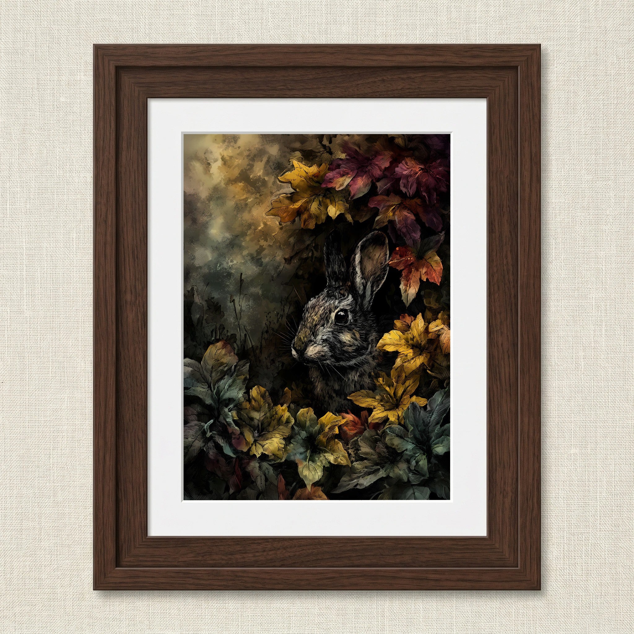 Charming Forest Rabbit Illustration