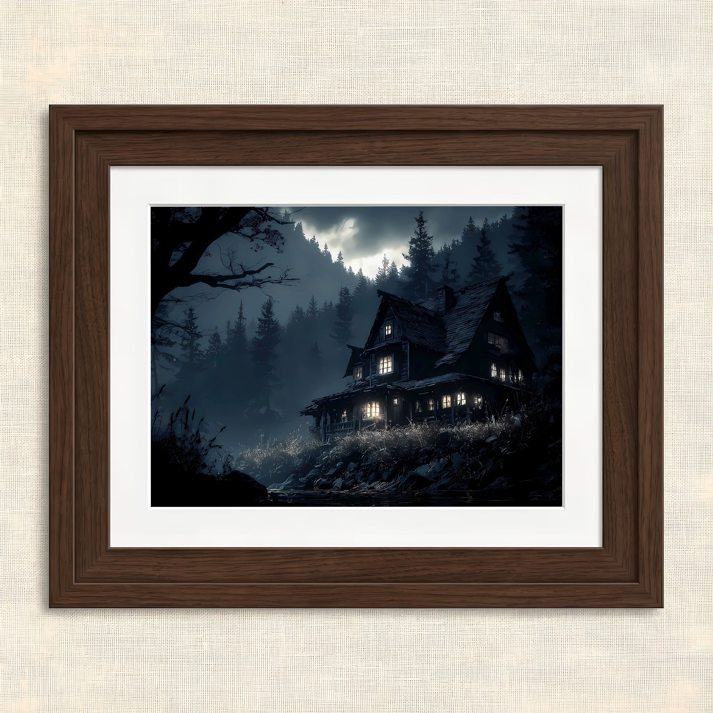Haunting Forest Cabin