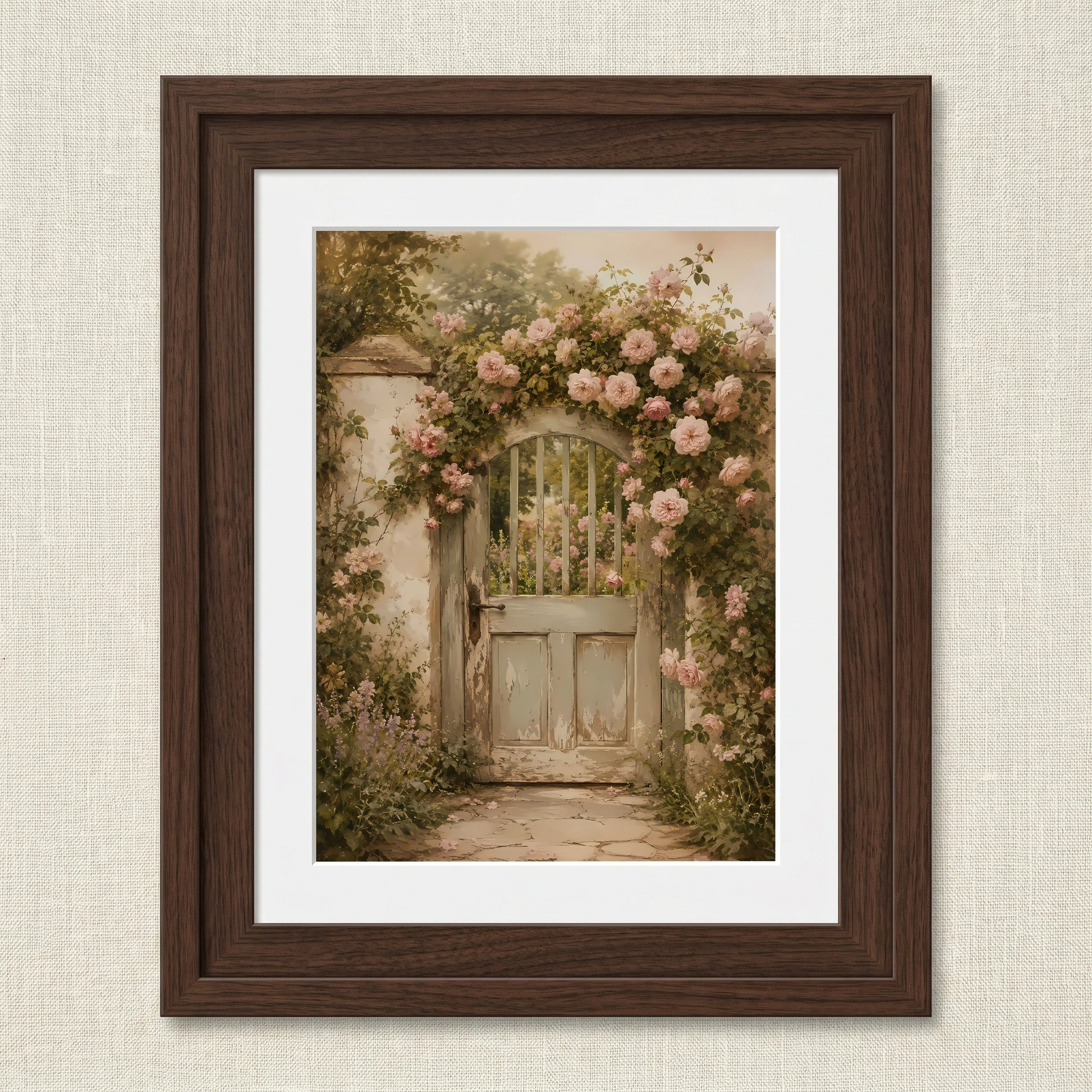 Charming Floral Entrance Artwork — image 1