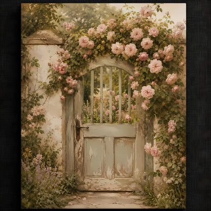 Charming Floral Entrance Artwork — image 2