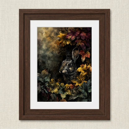 Charming Forest Rabbit Illustration
