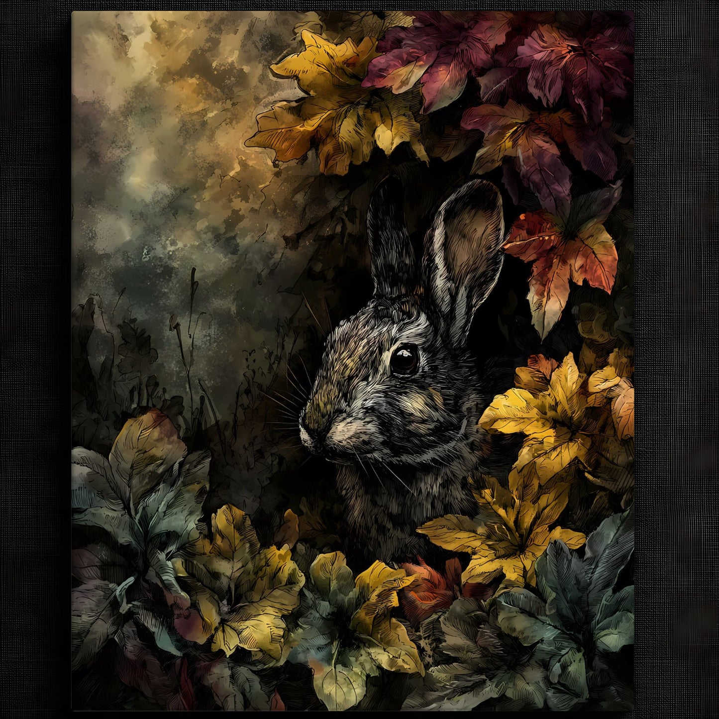 Charming Forest Rabbit Illustration