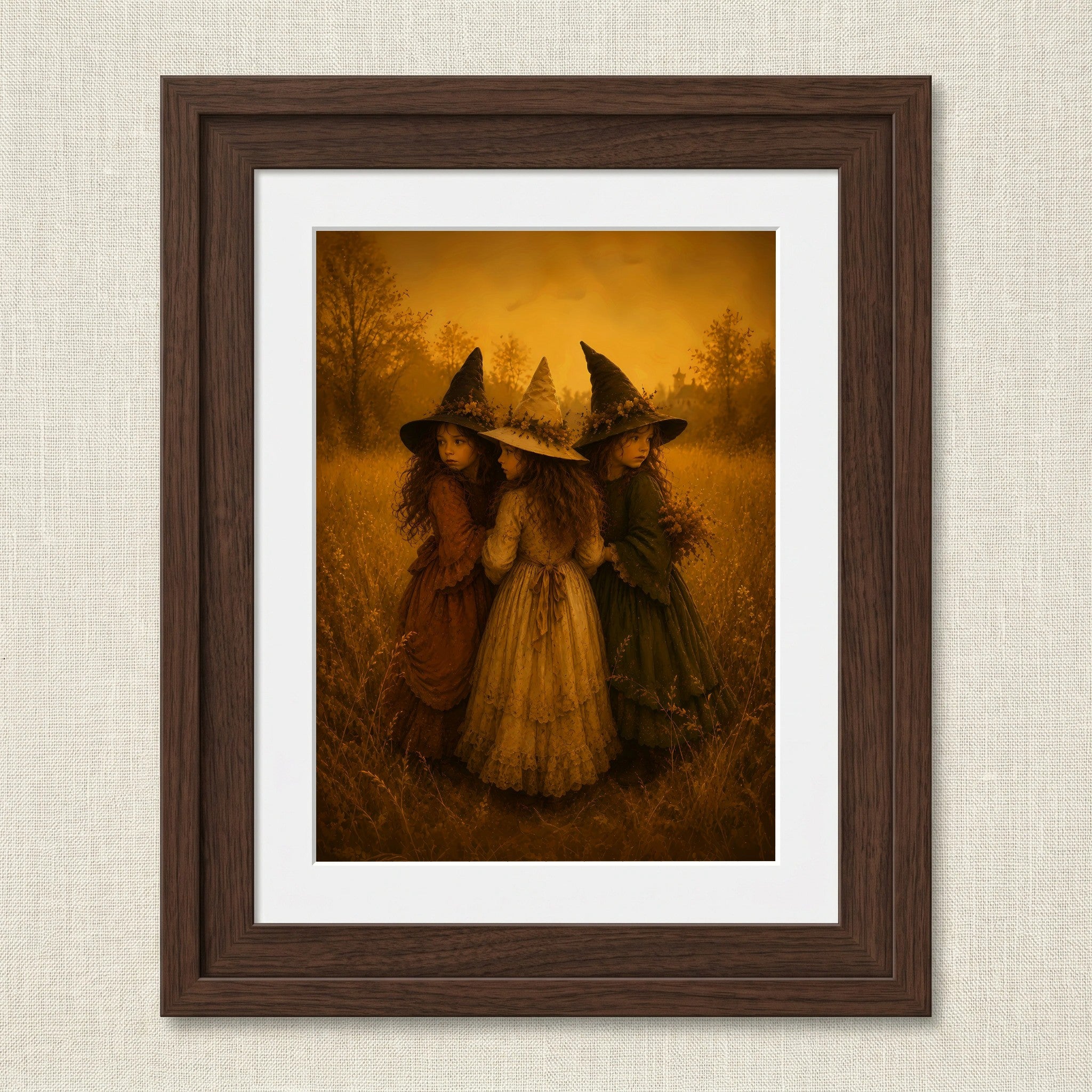 Charming Witches in Autumn Fields — image 1