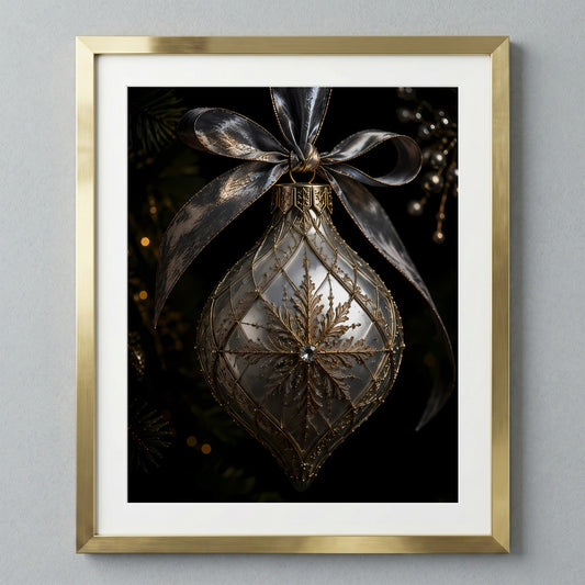 Elegant Silver Ornament — image 1