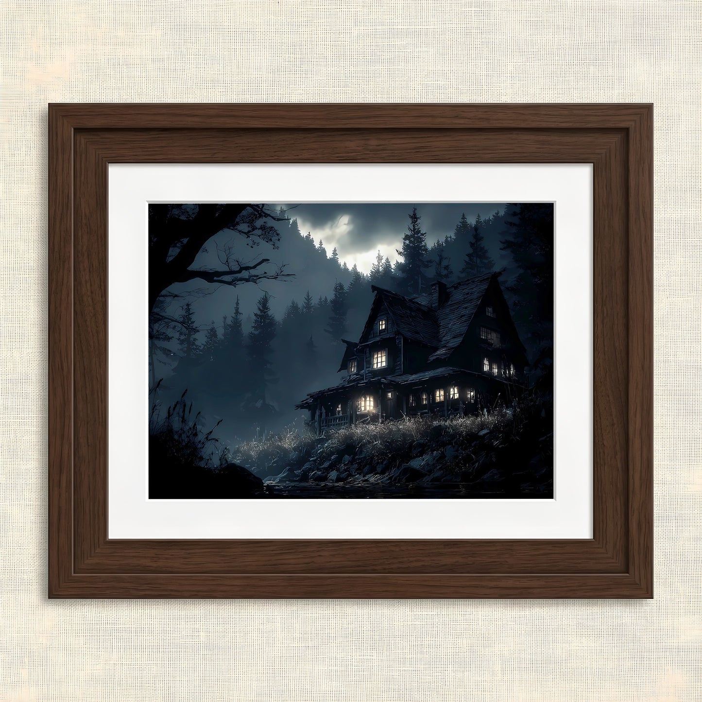 Haunting Forest Cabin
