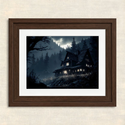 Haunting Forest Cabin