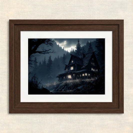 Haunting Forest Cabin