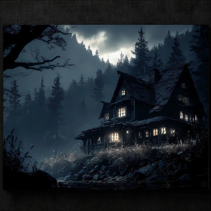Haunting Forest Cabin