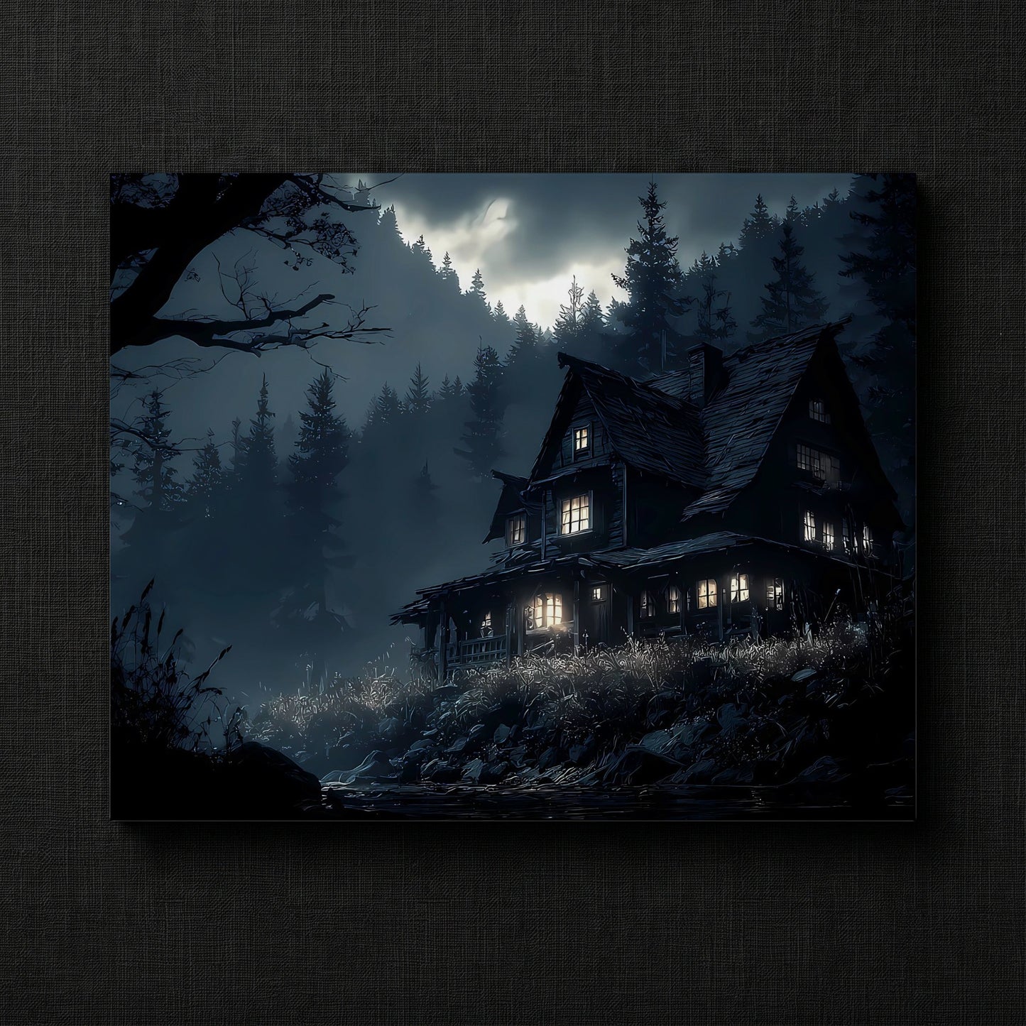 Haunting Forest Cabin