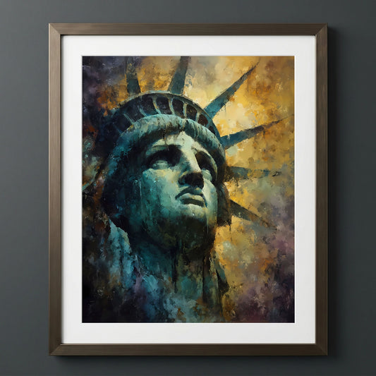 Iconic Liberty Statue Print