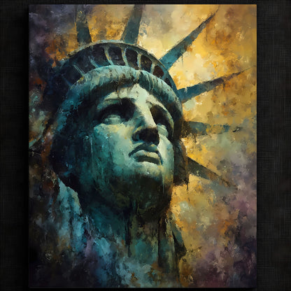 Iconic Liberty Statue Print