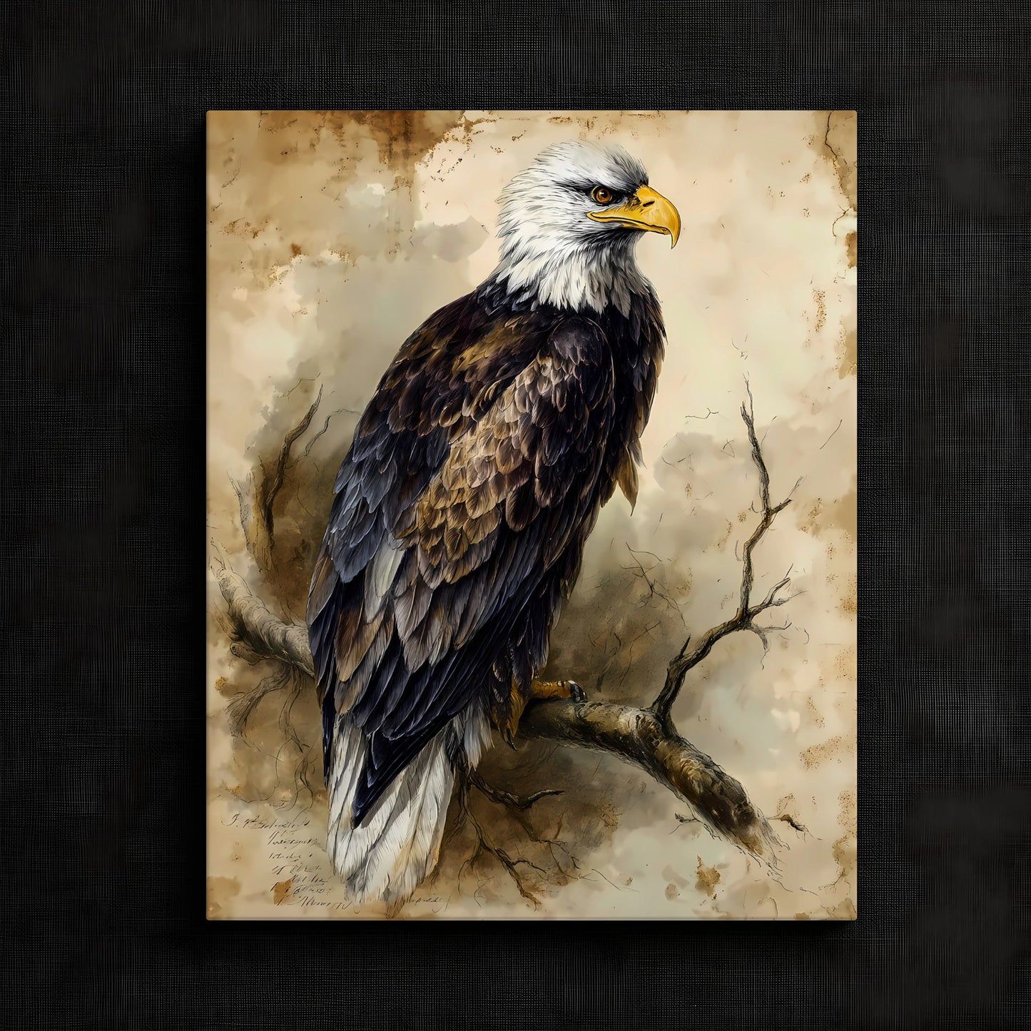 Majestic Eagle Portrait Print