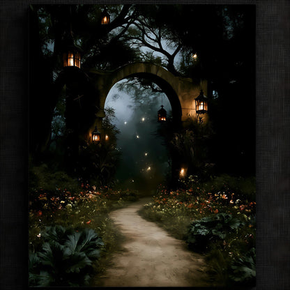 Mysterious Garden Arch Wall Art