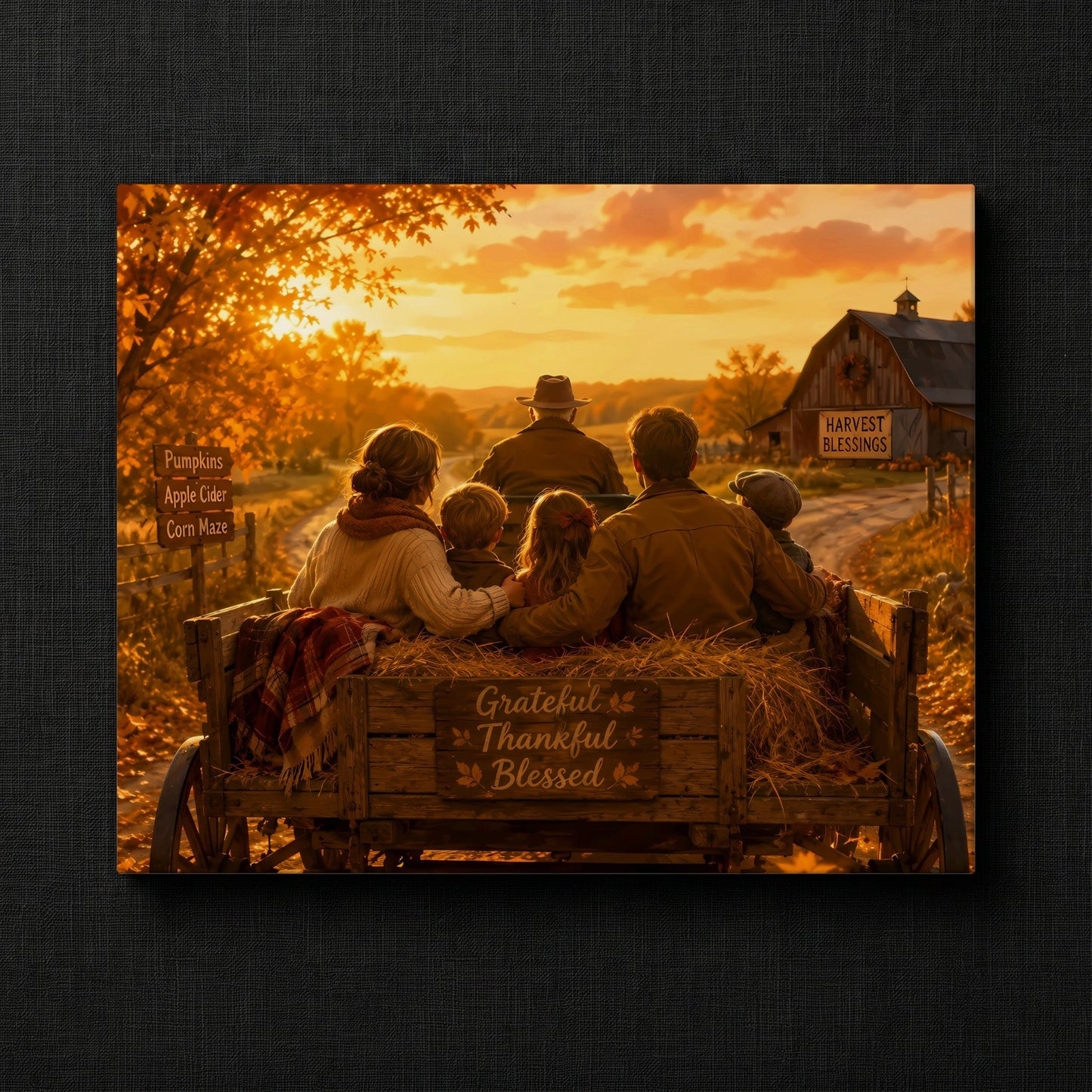 Thankful Family Gathering Print