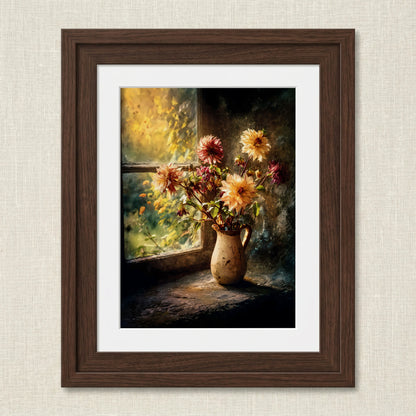 Tranquil Blossom Arrangement Artwork
