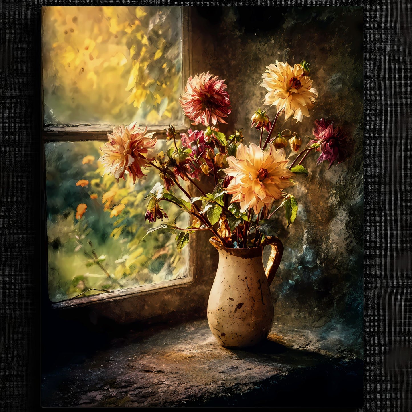Tranquil Blossom Arrangement Artwork