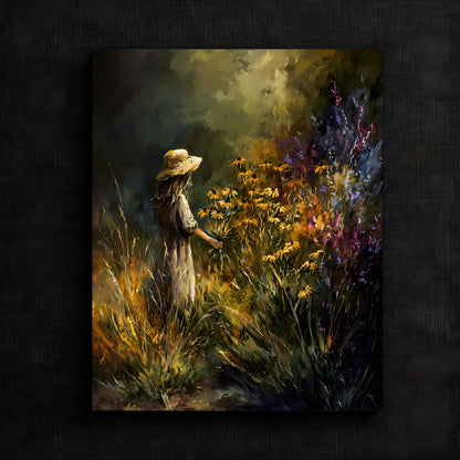 Tranquil Floral Embrace Artwork