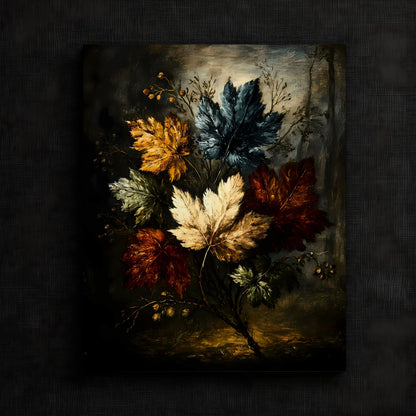 Vibrant Autumn Leaves Artwork