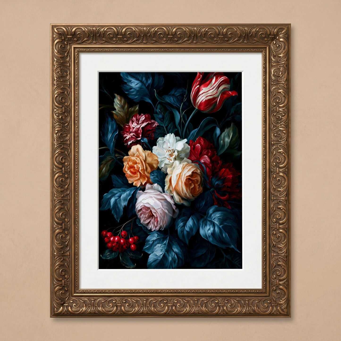 Vibrant Floral Bouquet Artwork