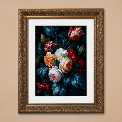 Vibrant Floral Bouquet Artwork