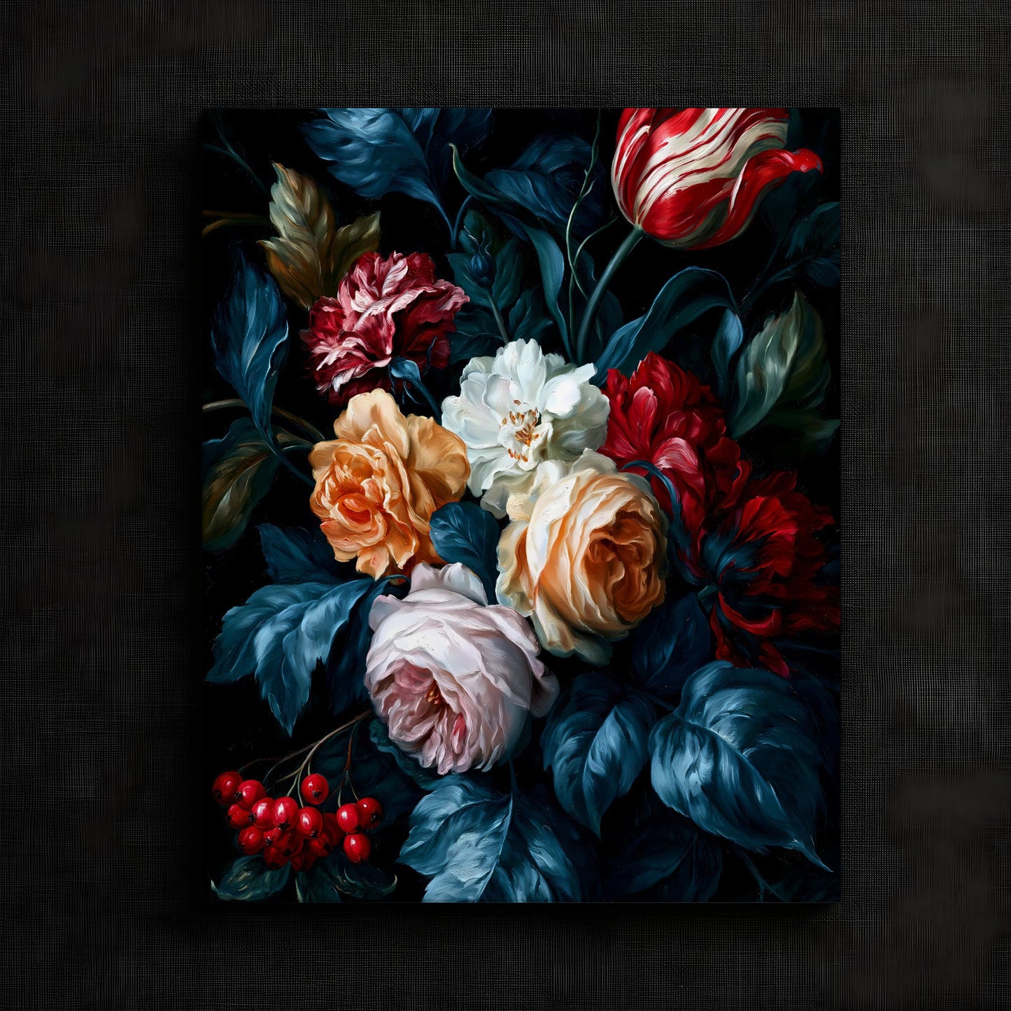 Vibrant Floral Bouquet Artwork