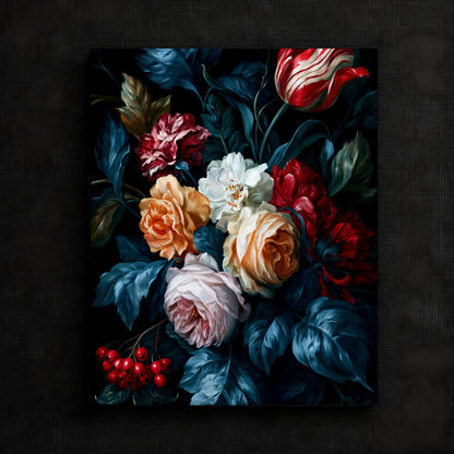 Vibrant Floral Bouquet Artwork