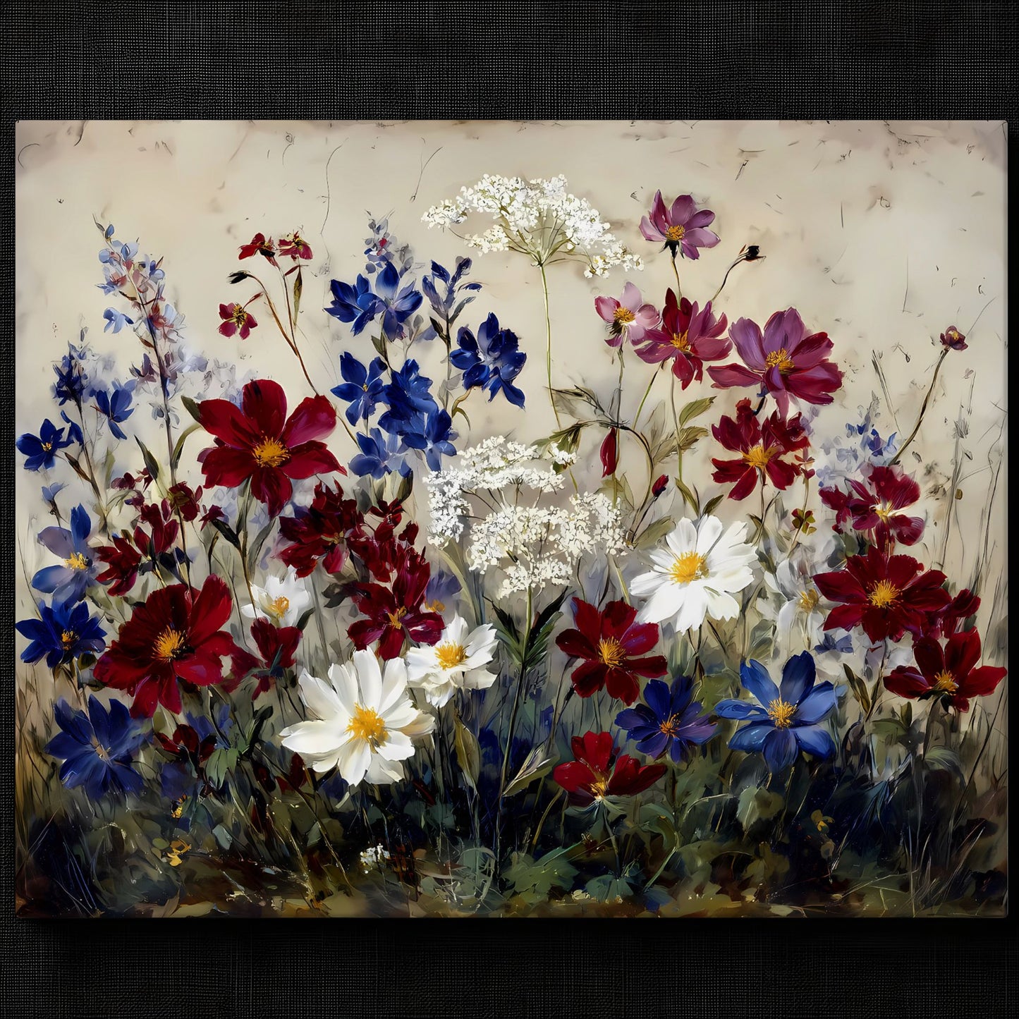 Vibrant Floral Garden Study