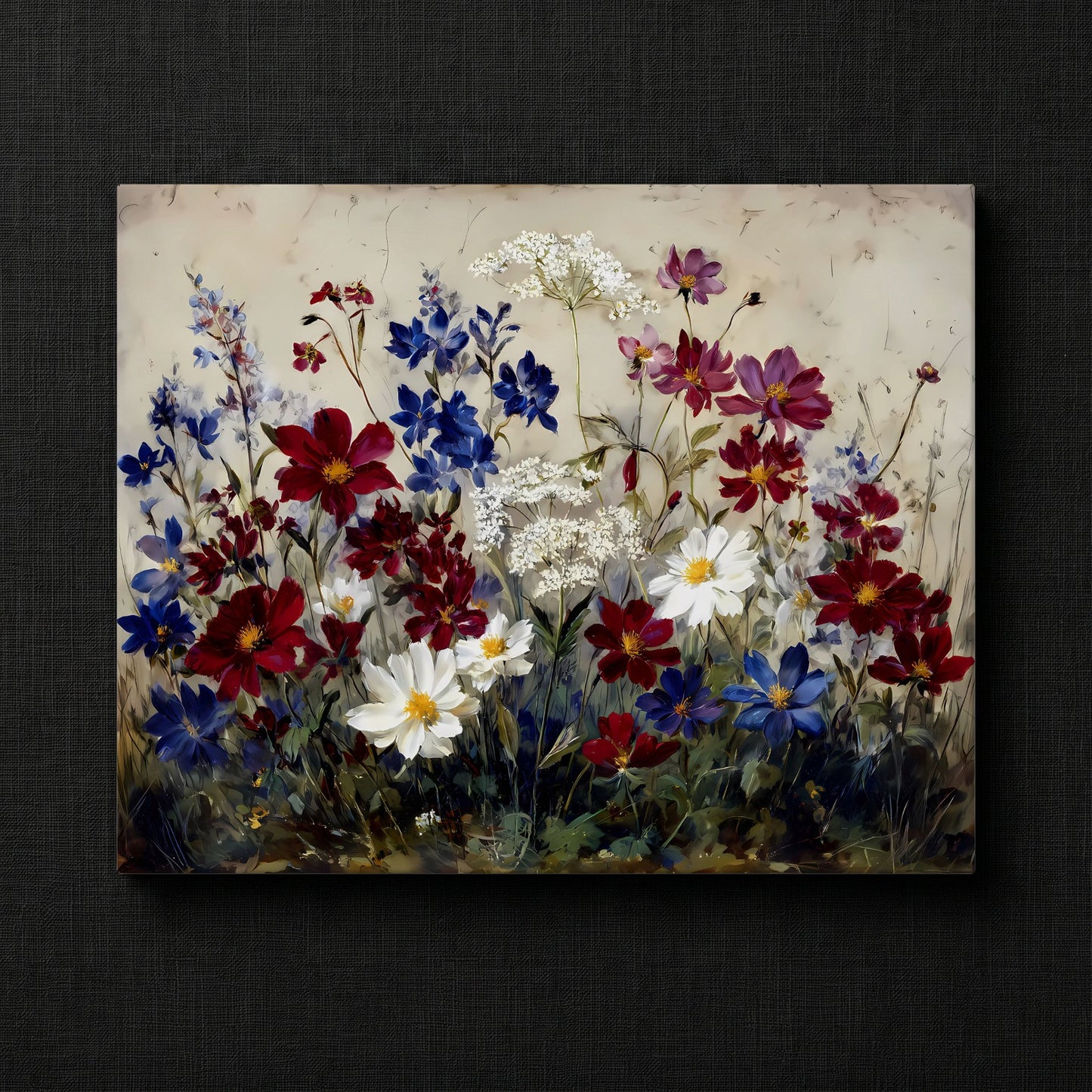 Vibrant Floral Garden Study