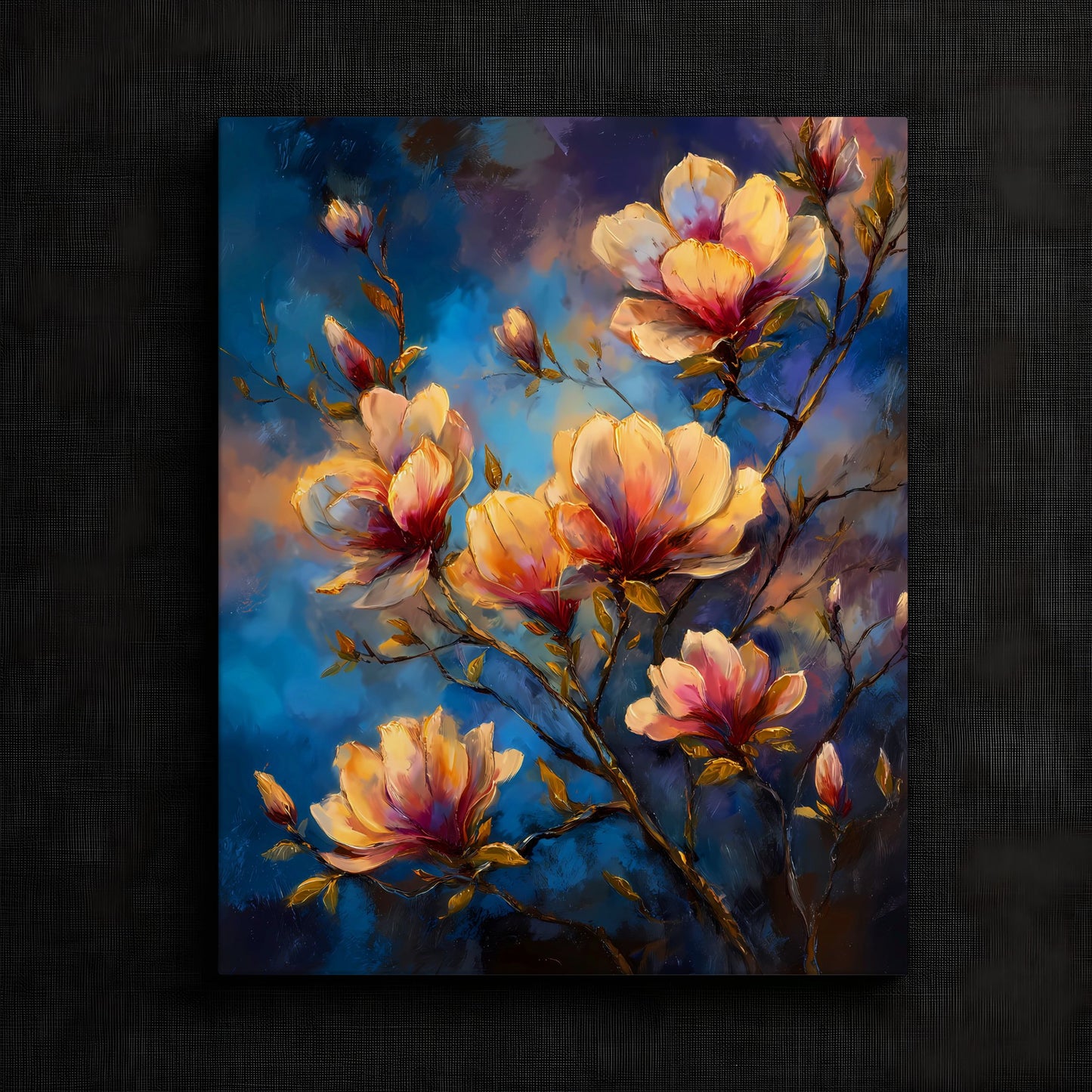 Vibrant Magnolia Blooms Print