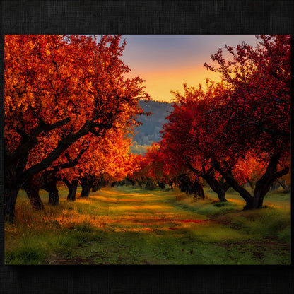 Vibrant Orchard Trail