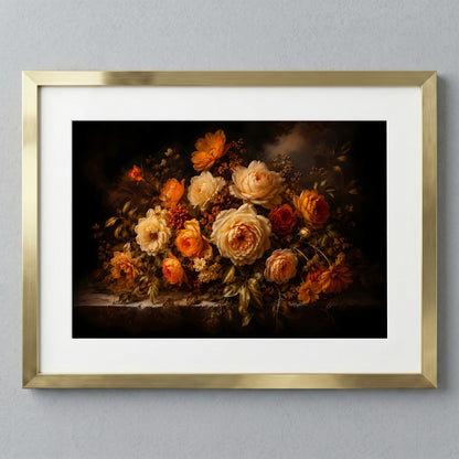 Warm Blossom Display | Autumn Wall Art Print | Seasonal Refresh