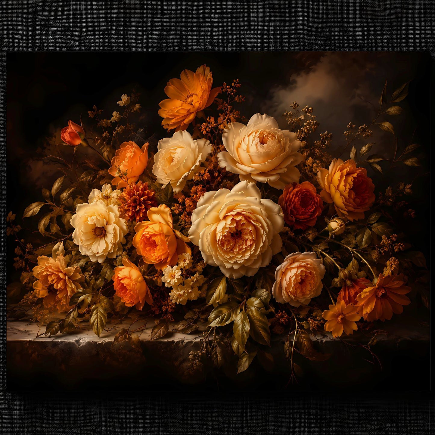 Warm Blossom Display | Autumn Wall Art Print | Seasonal Refresh