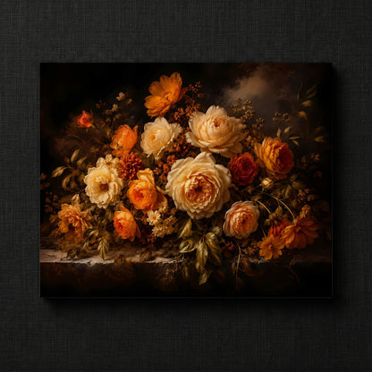 Warm Blossom Display | Autumn Wall Art Print | Seasonal Refresh