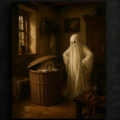 Whimsical Ghostly Encounter