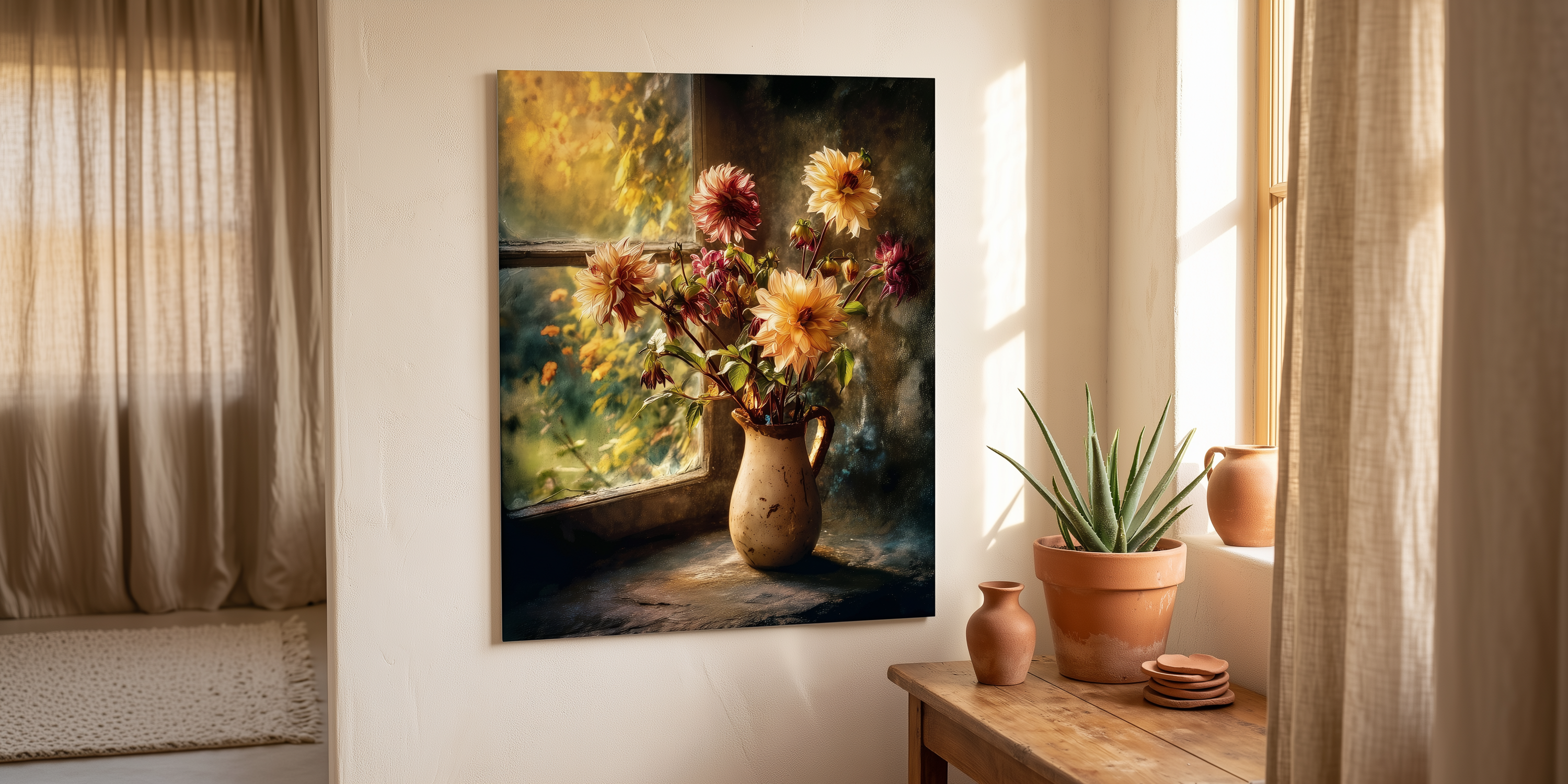 Seasonal art prints — dark moody florals and illustrated wall art for every season