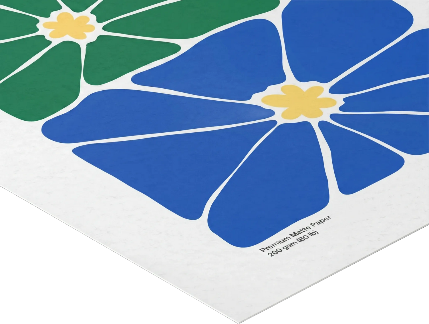 Heavyweight matte archival paper — Seasonal Refresh print quality